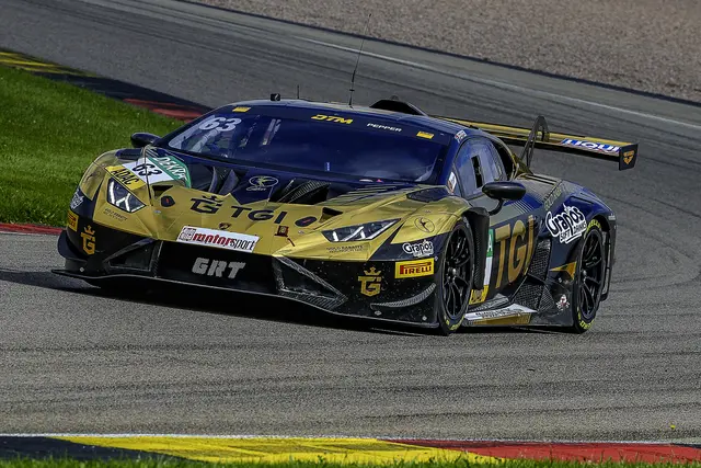 Jordan Pepper drehte im Lamborghini die schnellste DTM-Runde auf dem Sachsenring  | Foto: Marcel Uhlmann
