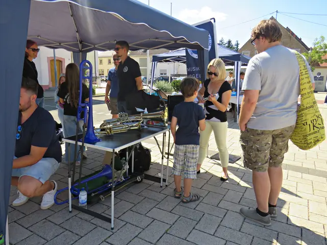 Beim Stand vom Musikverein Iggelheim | Foto: Brigitte Melder