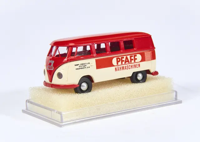 Ein Hingucker: das Pfaff-Fahrzeug im Miniaturformat | Foto: Thomas Brenner/gratis