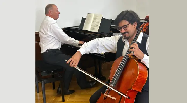 Konzert-Highlight in Haßloch: Rafael Alves (Violoncello) &amp; Andreas Reichel (Klavier) | Foto: Reichel