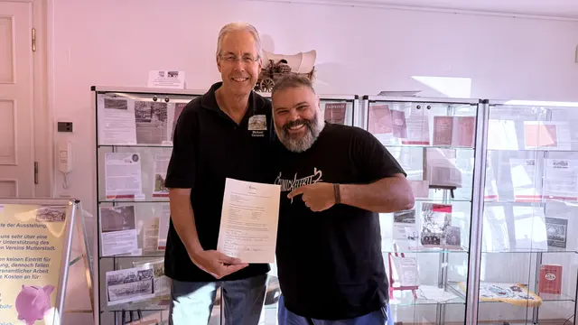 Monji El Beji neuestes Mitglied im Historischen Verein Mutterstadt | Foto: Michael Ceranski