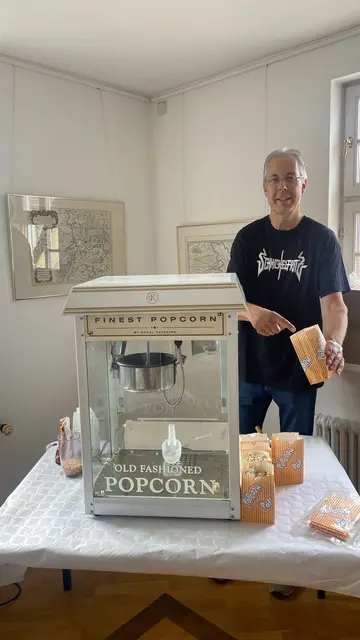 Frisches Popcorn zum Kinofilm, lecker! | Foto: Michael Ceranski