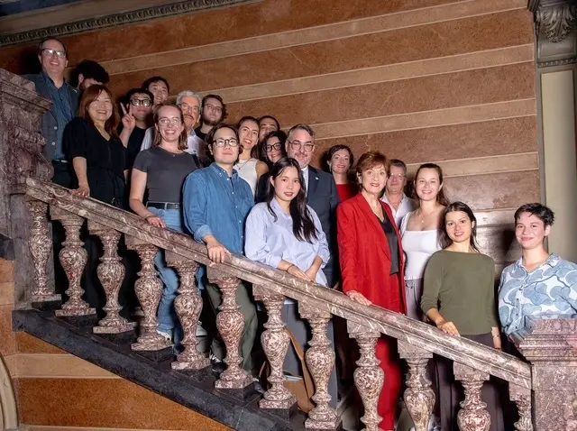 Oberbürgermeister Marc Weigel empfängt Meistersinger in der Villa Böhm. | Foto: Hoffmann