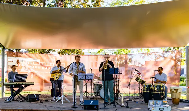 Die Band in Aktion  | Foto: Wolfgang Neuberth