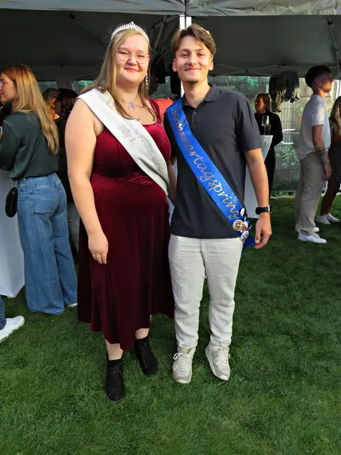 Zwiebelprinzessin Lilly I. und Sommertagsprinz William | Foto: Brigitte Melder