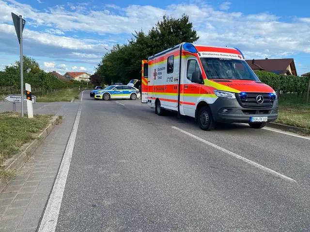 Unfallstelle Edesheim | Foto: Polizeidirektion Landau