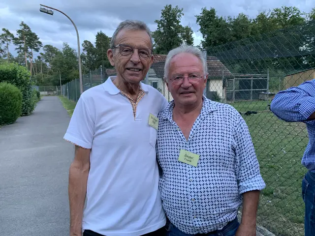Rudi Birkmeyer (links) mit Frank Ziegler | Foto: Michael Sonnick