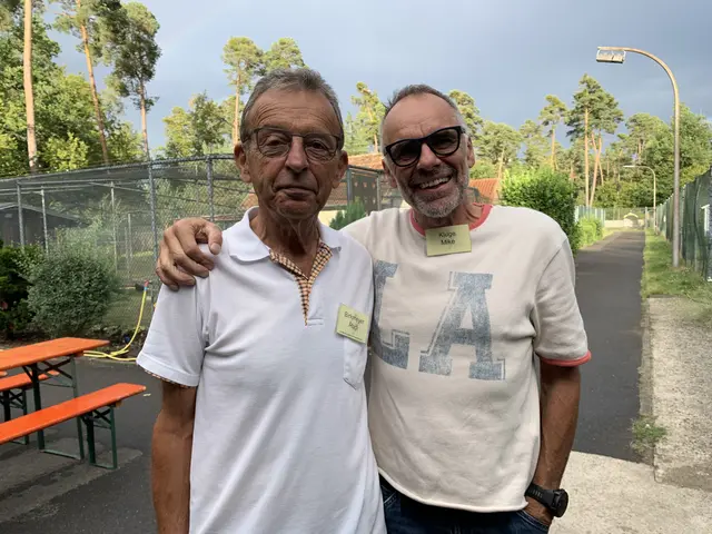 Rudi Birkmeyer (links) mit Mike Kluge | Foto: Michael Sonnick