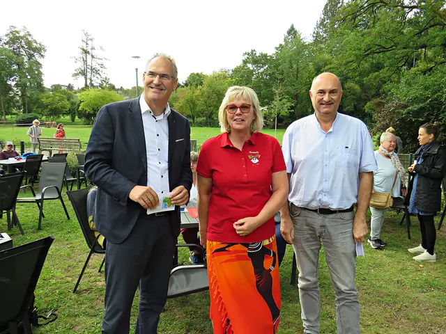 Dietmar Seefeld, Anke Glaser und Hermann Augspurger | Foto: Brigitte Melder