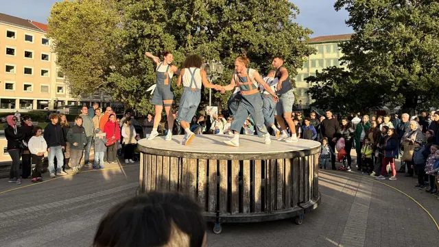 Beim Karlsruher Stadtfest prägen Straßenkünstler Jahr für Jahr das Bild. | Foto: Thorsten Kornmann (2024)
