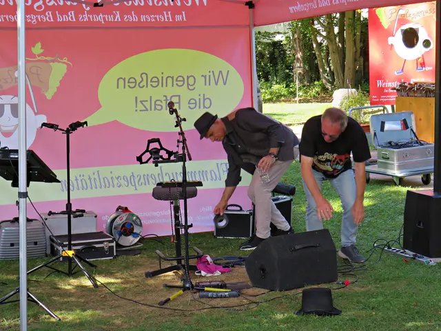 Musikerwechsel mit Ab- und Aufbau | Foto: Brigitte Melder