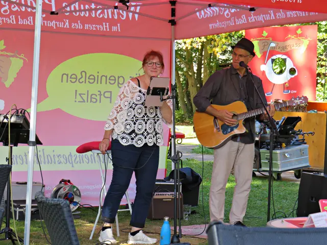 Roswitha Müller aus Esslingen hatte einen Spontanauftritt | Foto: Brigitte Melder