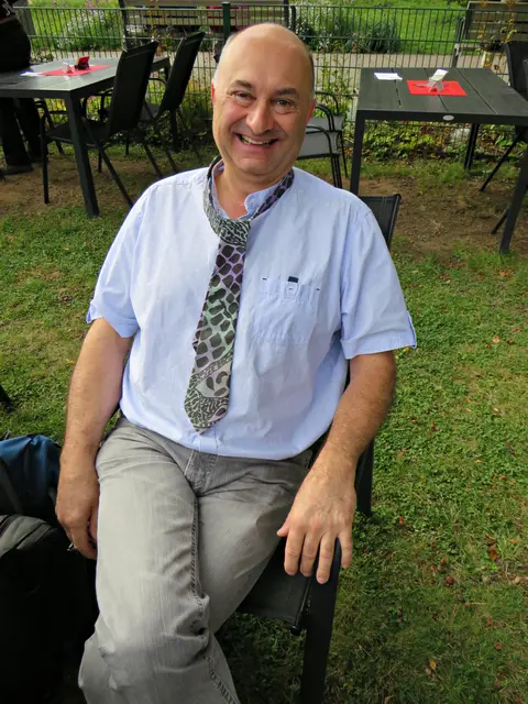 Hermann Augspurgre zog sie extra fürs Foto an | Foto: Brigitte Melder