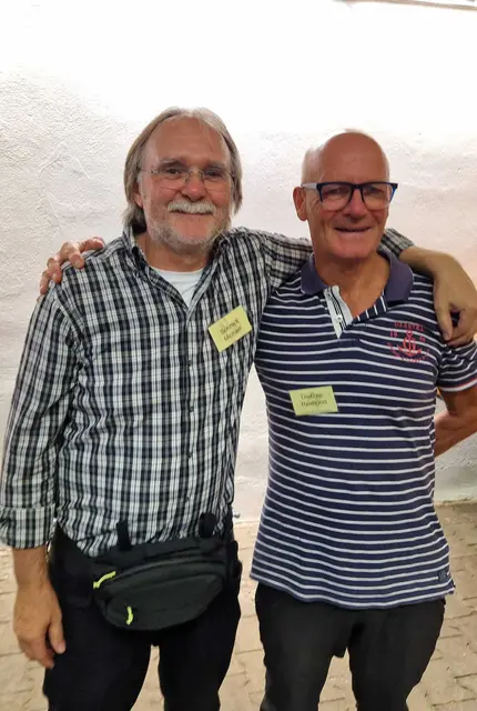 Fotograf Michael Sonnick (links) und Reimund Dietzen | Foto: Hans Kuhn