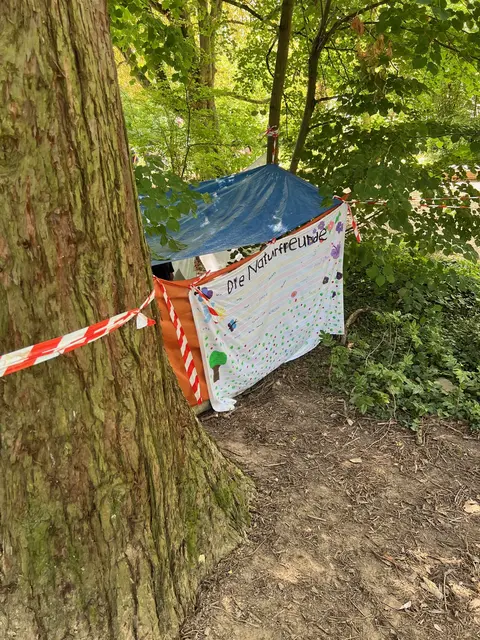 Hier hatten die Naturfreunde ihr Lager | Foto: Gilbert Bürk