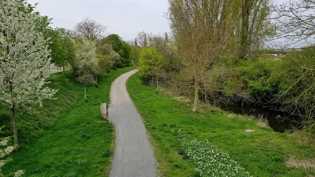Mörsch: Der Retentionsraum an der Isenach. | Foto: Stadt Frankenthal/Zimmermann