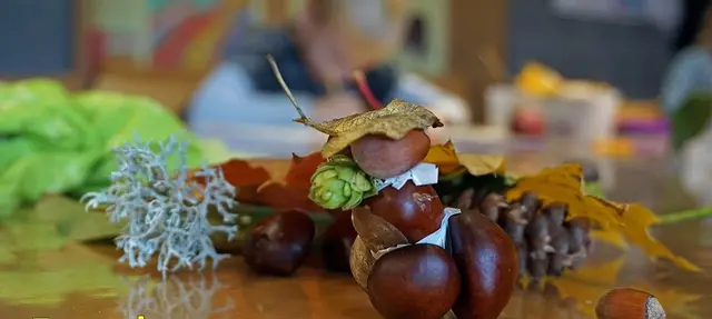 Kunterbunter Herbst auf Burg Lichtenberg | Foto: Urweltmuseum Geoskop 