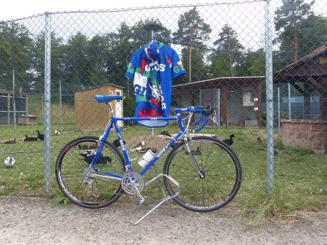 Das diejährige Ausstellungsrennrad von Klaus Schäfer-Morell | Foto: Peter Gnewikow