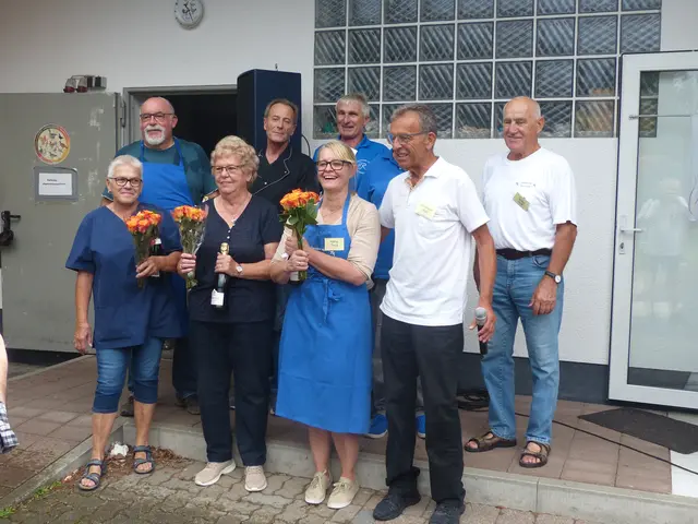 Das "ehrenamtliche" Helferteam | Foto: Peter Gnewikow