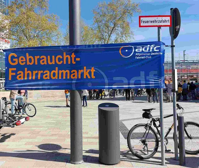 Der ADFC Mannheim lädt zum 71. Gebrauchtradmarkt auf den Lindenhofplatz am Hauptbahnhof | Foto: ADFC Mannheim