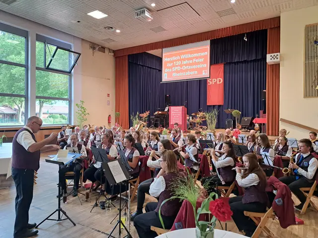 Der Musikverein "Lyra" Rheinzabern spielte auf | Foto: Dr. Volker Schmitt