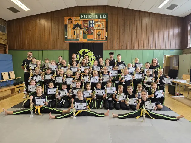 Großes internes Vereinsturnier des Kickbox-Nachwuchses der TuS Landsberg Obermoschel in Fürfeld -Eichelberghalle- | Foto: Kickbox-Abteilung TuS Landsberg/ Hilgert