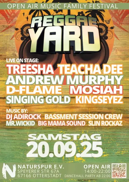 Flyer Vorderseite | Foto: copyright Regge Yard