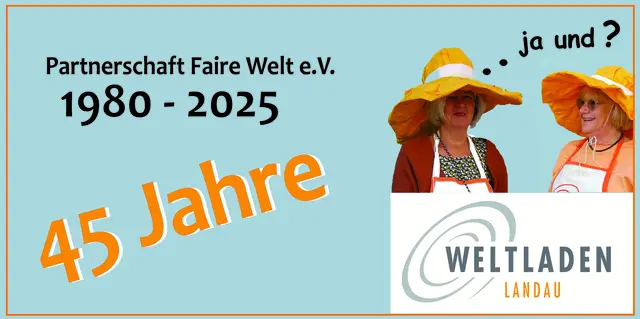 Logo 45 Jahre Weltladen Landau | Foto: Lotte Taglieber
