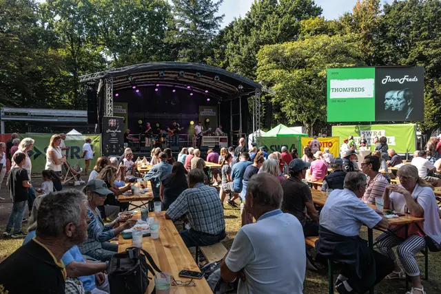 Die Acoustic-Band ThomFreds beim SWR4 Festival im Wörther Bürgerpark | Foto: Paul Needham