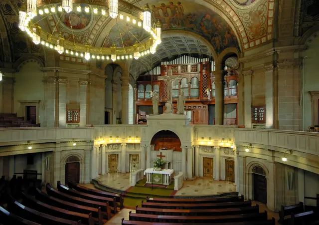 Christuskirche Mannheim (1911) mit dem "Mannheimer Wunderwerk", der Steinmeyer-Orgel von 1911
 | Foto: Toms Spogis