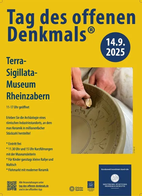 Tag des offenen Denkmals 2025 im Terra Sigillata Museum Rheinzabern | Foto: Terra Sigillata Museum