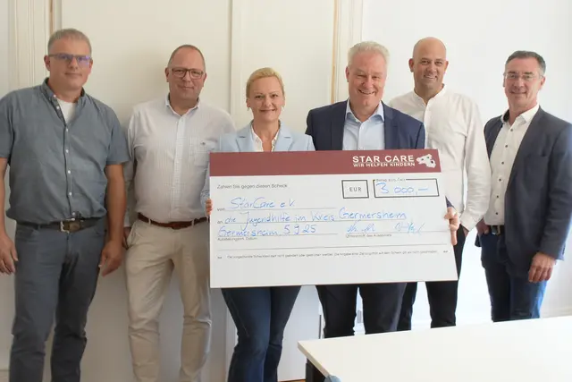 Übergabe der STAR CARE Spende | Foto: mda - kv ger/gratis