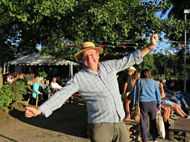 Christian Wahl aus Limburgerhof hatte Spaß am Konzert | Foto: Brigitte Melder
