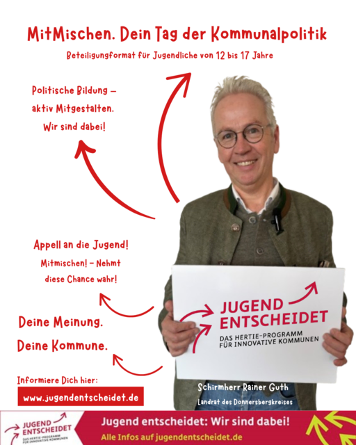 Für das zukunftsweisende Projekt konnte die VG Landrat Rainer Guth als Schirmherrn gewinnen | Foto: Pressestelle VG Kirchheimbolanden
