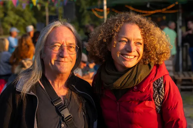 Sängerin Julia und Sänger Heiko kamen auch vorbei | Foto: Johann-Peter Melder