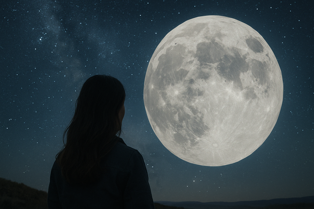 Vollmond im Oktober: Das bedeutet er für dein Sternzeichen | Foto: Laura Lüttmann - erstellt mit KI