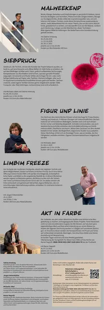 Foto: Alle Bilder: Malschule Limburgerhof - Kunst und Kurse