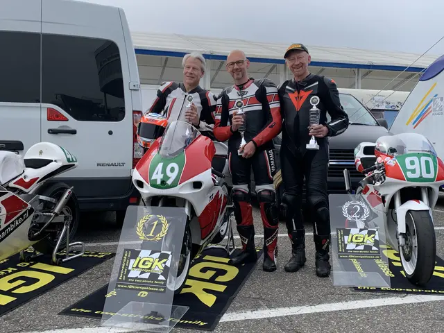 Die ersten Drei vom Vorjahr in der 250 ccm-Klasse | Foto: Michael Sonnick