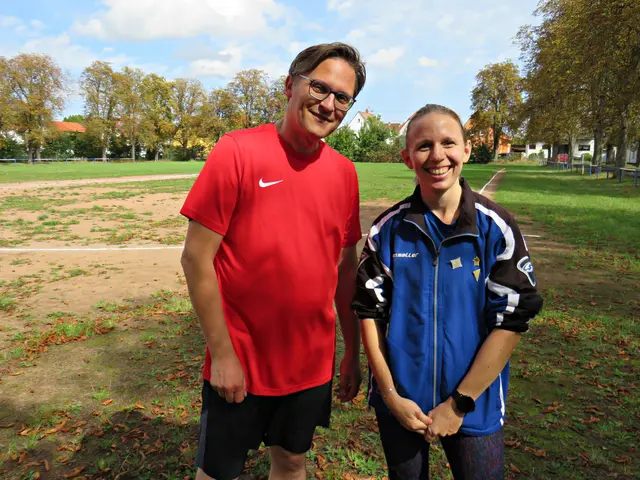 Trainieren die Kinder: Bernd Blümle und Sarah Hahn | Foto: Brigitte Melder