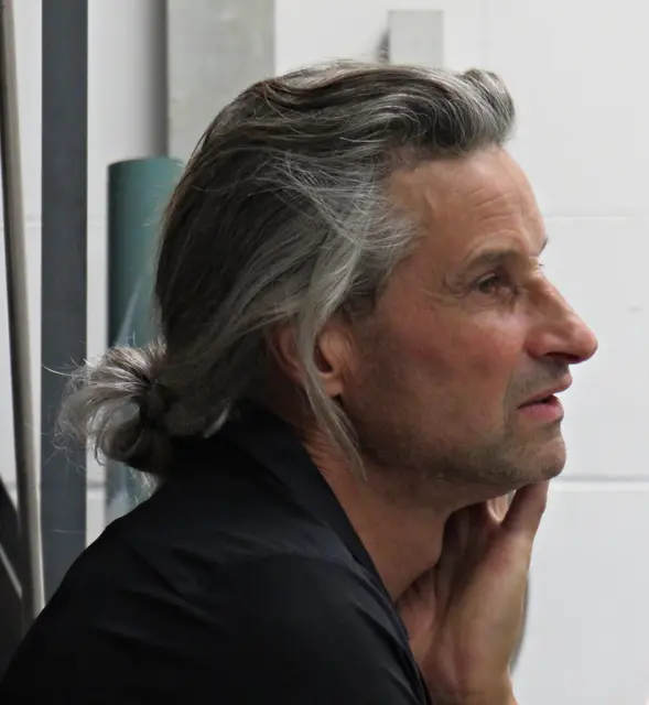 Peter Brauchle verfolgte das Schauspiel gebannt | Foto: Brigitte Melder