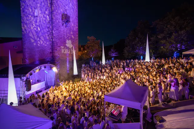 Die AfterWork "White Night" am 7. August 2025 im Bruchsaler Atrium  | Foto: BTMV_Markus Pfahler