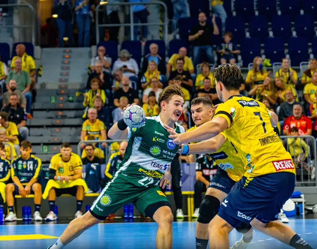 Felix Aellen gegen die Gelbe Mauer  | Foto: Wolfgang Neuberth