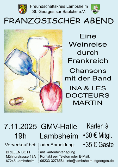 Lambsheim lädt erneut zu einem besonderen Abend ein: Lassen Sie sich von Musik und Atmosphäre verzaubern! | Foto: ©Freundschaftskreis Lambsheim - St. Georges sur Baulche e.V.