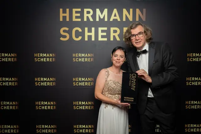 Yvonne Zeitler nahm am 12. September 2025 den Exellence Award entgegen. | Foto: Justin Bockey/gratis