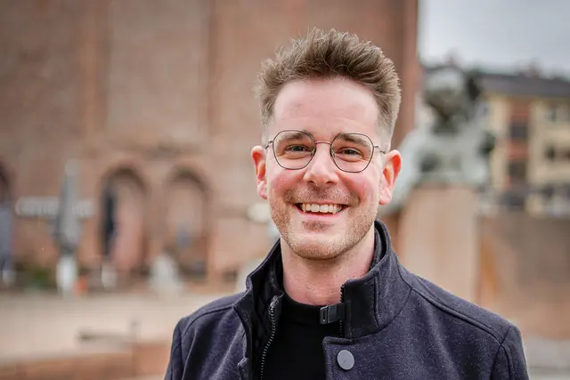 Florian Grieb war von der evangelischen Jugendarbeit begeistert und will das als Stadtjugendpfarrer jetzt jungen Menschen ermöglichen.  | Foto: Prot. Dekanat LU/Gebhardt