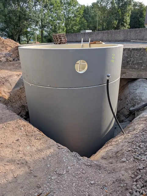 In diesem speziellen Annahmebehälter in der Kläranlage werden Weinbauabwässer gesammelt
 | Foto: EWL – frei zur Veröffentlichung