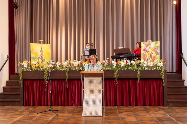 Archivfoto 2024 mit Sonja Regenauer, Kulturbeauftragte der OG Otterstadt | Foto: Johann-Peter Melder