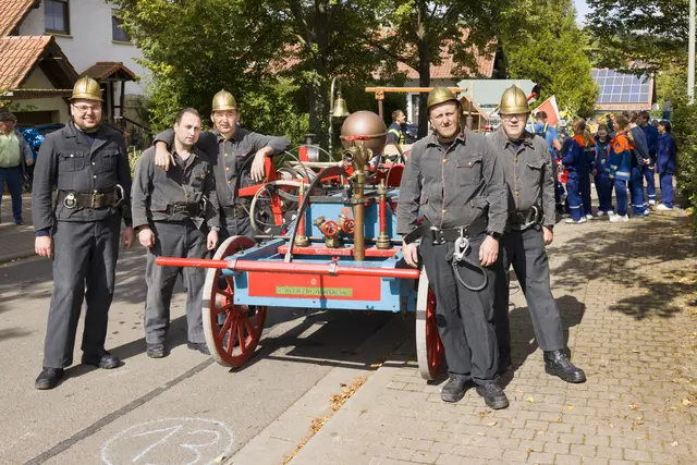 Die Feuerwehr darf Umzug nicht fehlen | Foto: OG Albisheim