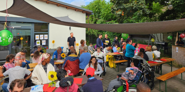 Partystimmung beim 10-jährigen Jubiläum des Tfz Waldhof | Foto: Gemeindediakonie Mannheim