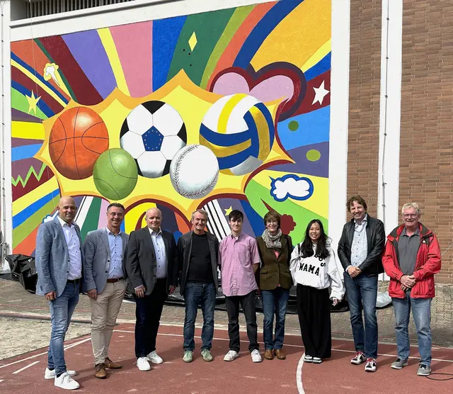 offiziellen Übergabe des Kunstwerks | Foto: KV Ger/gratis